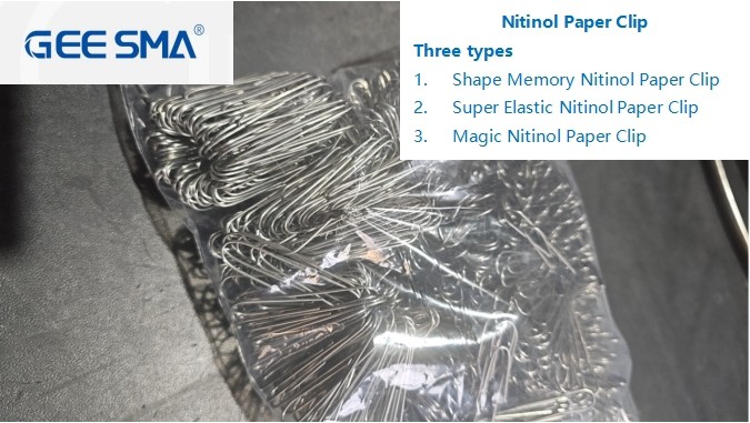 Nitinol Paper Clip